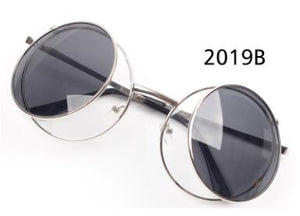 Double Lenses   Metal Frame Women Sunglasses