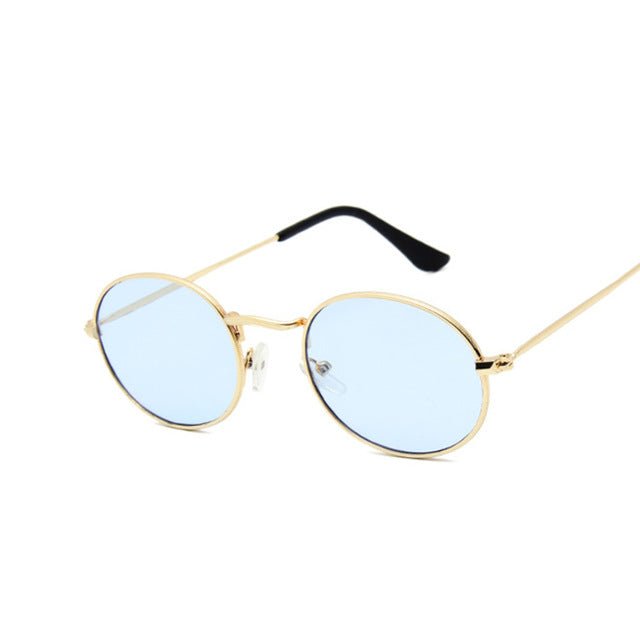 Small Frame Oval Women Sunglasses