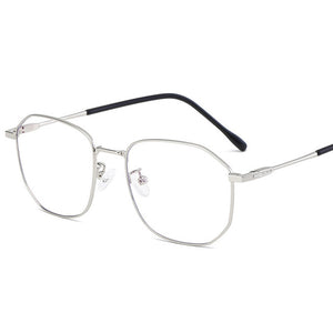 Korean version of the metal square frame glasses