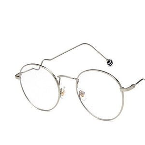 Metal Frame Glasses For Unisex